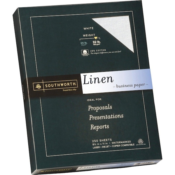 Paper, Linen, 32#, 25%Ctn, We Pk